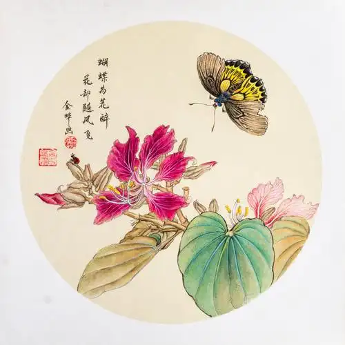 花与蝴蝶 - 云淡淡 - 原创作品 - 视觉中国(shijueme)