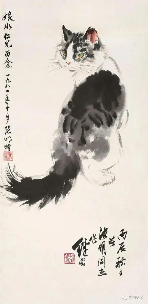 刘继卣画的花鸟走兽,多为工笔与写意相结合,在其绚丽多彩和准确造型的