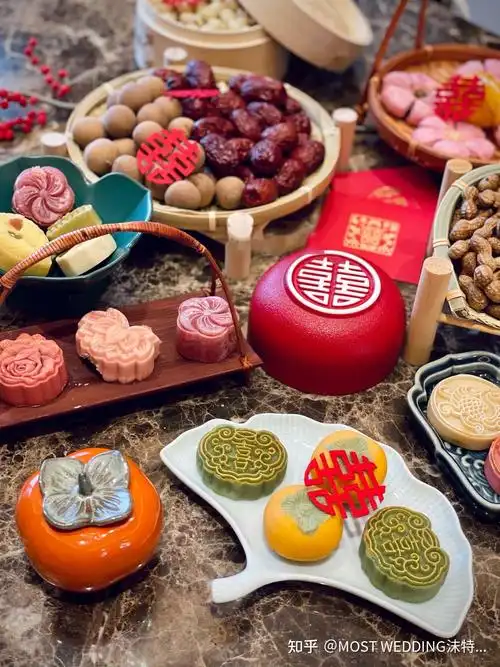北京备婚婚房点缀好看又好吃的中式糕点摆盘