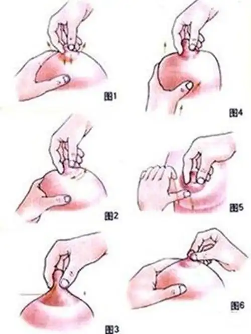 自己奶结疏通法图解法 疏通奶结亲测有效的方法