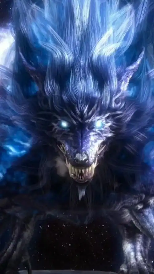 芬里尔~刺破寒冬,血魔弑天动态壁纸_高清竖屏视频下载-火萤壁纸