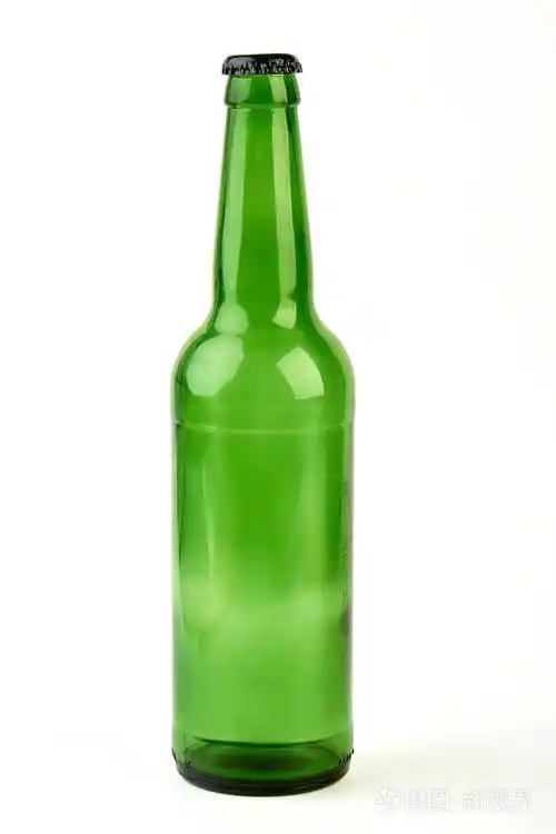 空的玻璃瓶的特写