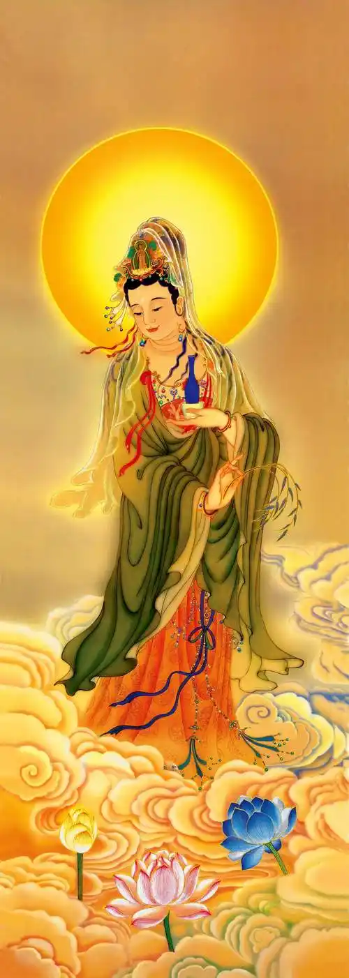 西方三圣之一观世音菩萨
