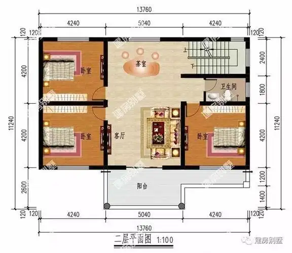 宽13米多的农村自建房,第一栋简单,第二栋美到让人犯花痴_设计