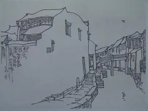 乌镇简笔画儿童