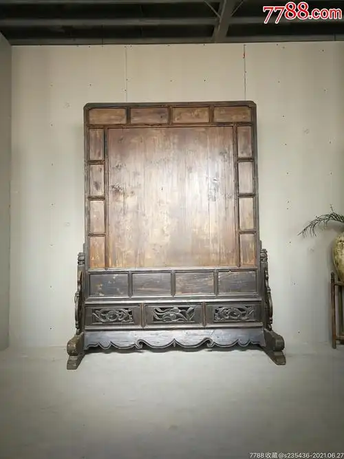 清朝楠木大坐屏屏风山西大户人家的屏风