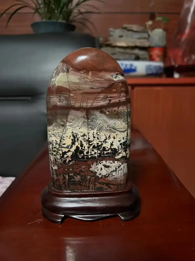 大自然的神笔广西国画石