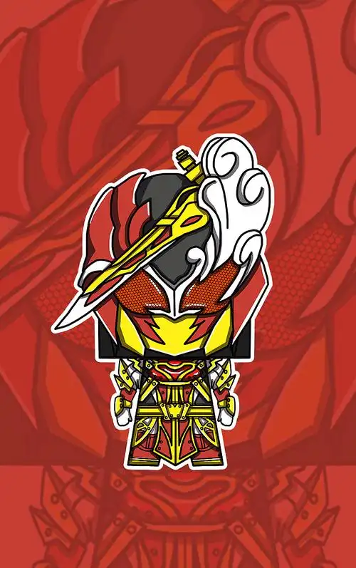 假面骑士圣刃佩剑sabelal纸模壁纸