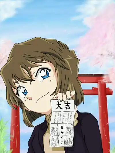 画师:deskmaster 灰原哀,日本动漫《名侦探柯南》中的主要人物,400