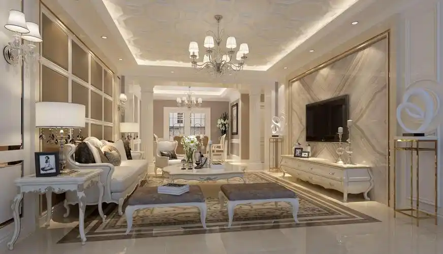 简欧风格别墅装修效果图展示