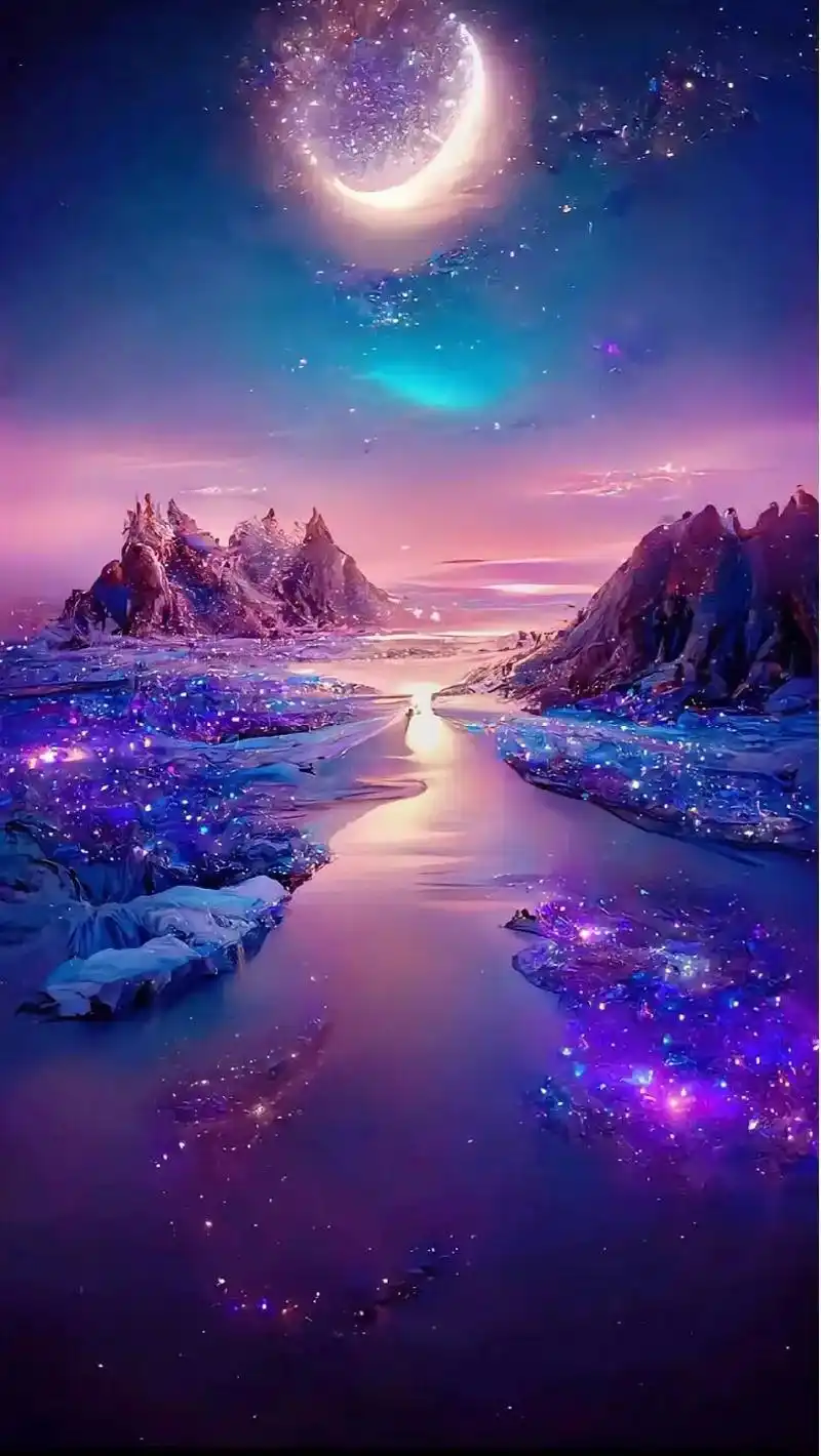 ai壁纸 #手机壁纸 #唯美意境 #人间仙境美如画 #愿所 - 抖音