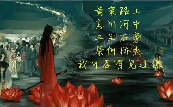 黄泉路上奈何桥胖,孟婆借我一碗汤,可好?