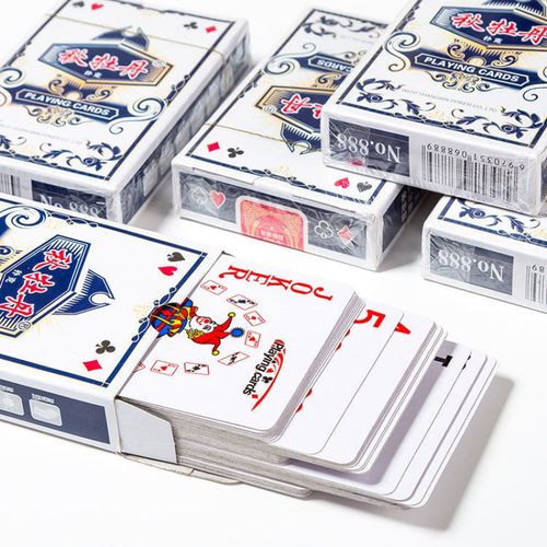 【】厂家批发扑克牌休闲娱乐游戏扑克秋牡丹家用斗地主扑克牌 一副