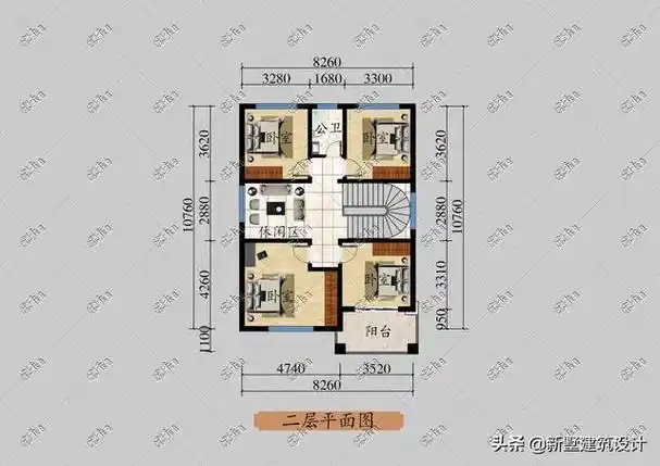 宅基地开间8-9米,进深11-14米,咋们怎样去盖一栋美丽的屋子呢