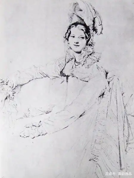 法国新古典主义绘画大师,多米尼克·安格尔,素描作品欣赏