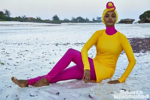 哈利玛亚丁halimaaden体育画报2019泳装写真