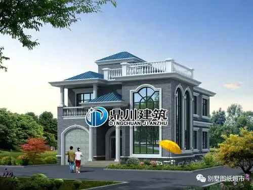 10款二层半农村别墅,外观简单造价经济,农村施工队都能看懂!