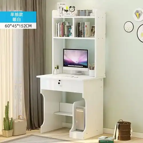 电脑台式桌70带抽屉学生简约家用卧室写字台小型单人小书桌60cm长