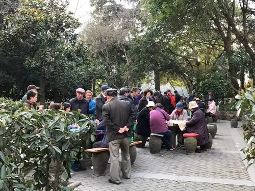 老人休闲活动的好去处—天山公园