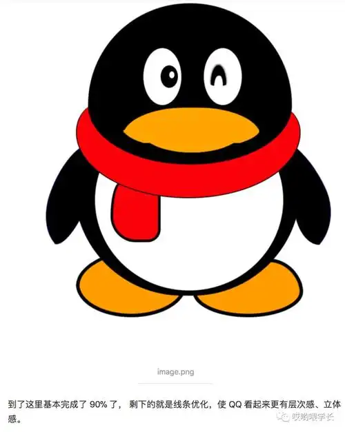 css3绘制腾讯qq企鹅