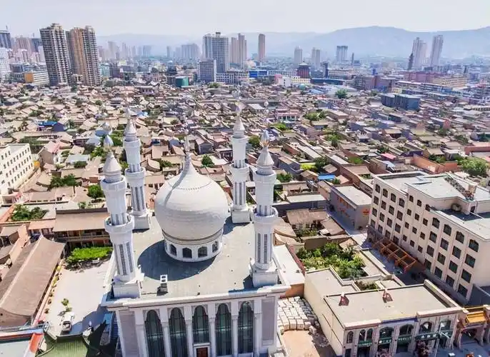 畅游甘肃-临夏市八坊十三巷景区_清真寺_南关_旅游