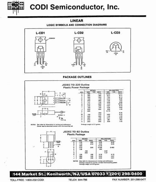 7915三端稳压管 78xx 79xx