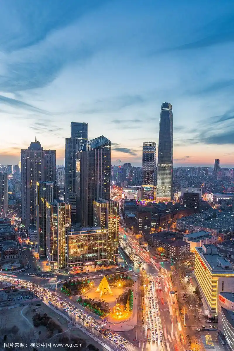 天津和平区夜景