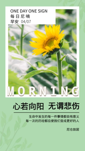 尼仓旅居 | 每日呢喃,心若向阳 无畏悲伤_阳光