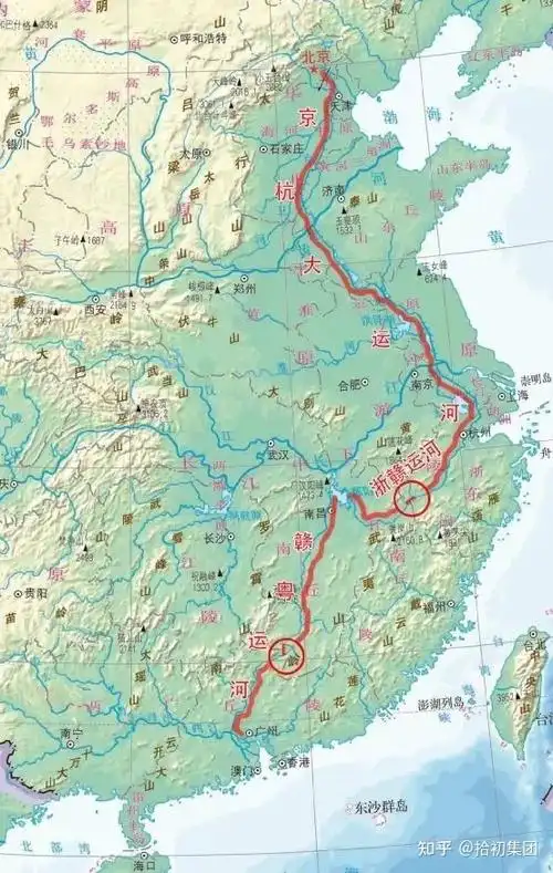 经信江转入鄱阳湖,然后沿着赣江逆流而上至赣江源头之一章水,在江西