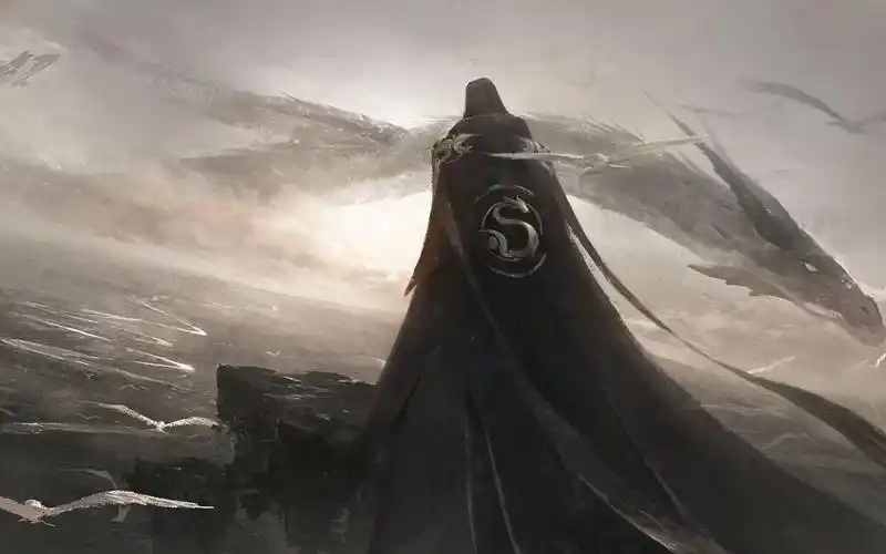 山海经十二正神东皇太一插画创造过程分享