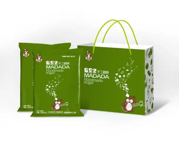 糖果手绘包装袋设计