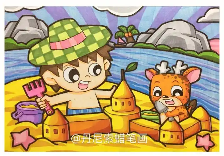 原创作者:丹尼索蜡笔画#简笔画  #可爱简笔画  #画个简笔画  #儿童简