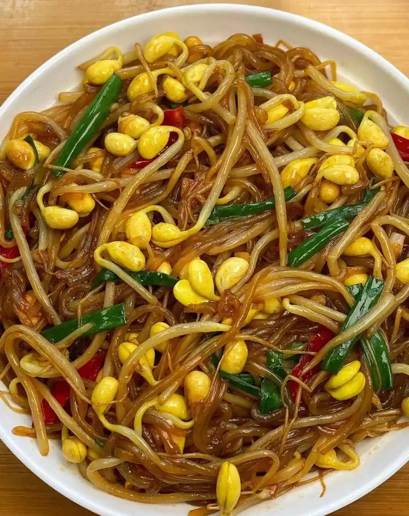 豆芽炒粉条  #奇趣美食嘉年华