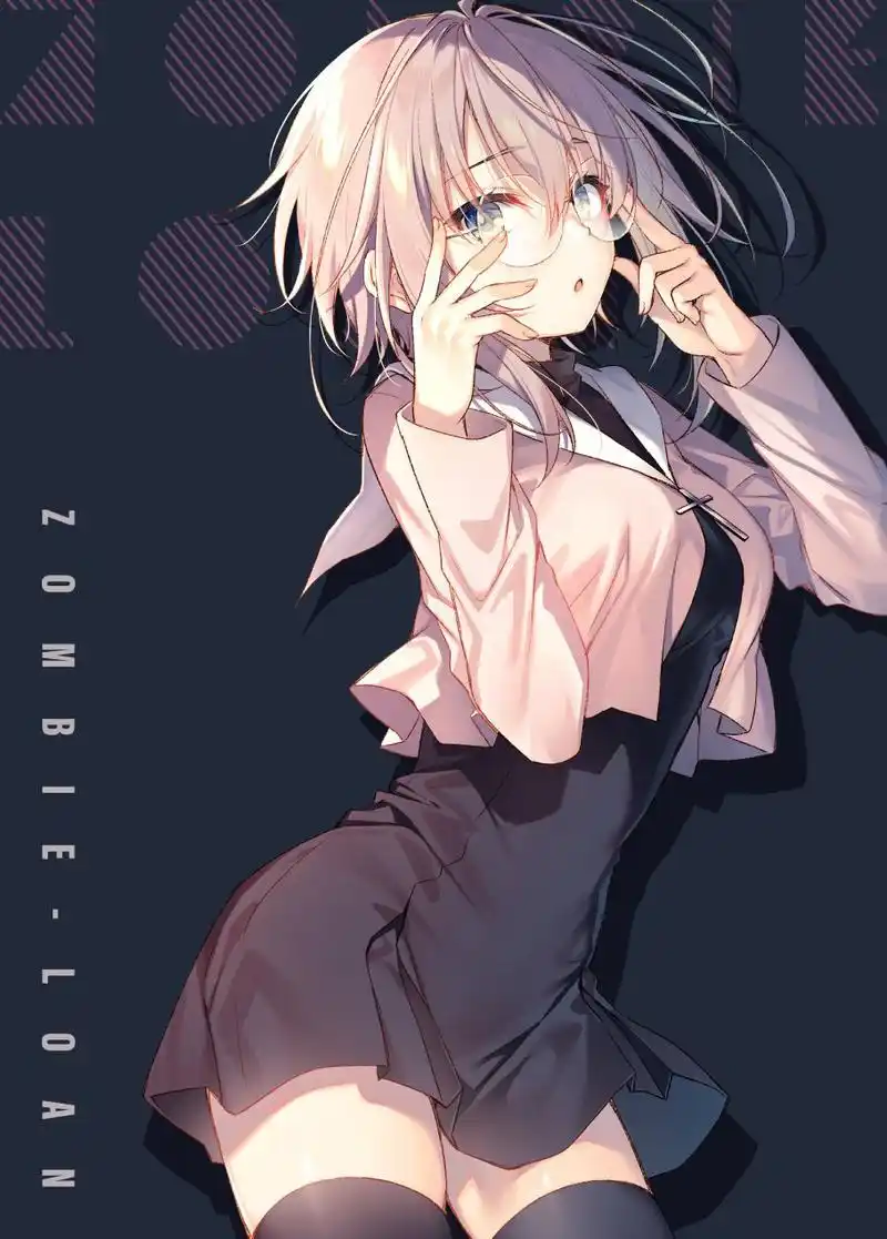 二次元御姐插画,干净明亮的色彩,利落漂亮的衣褶