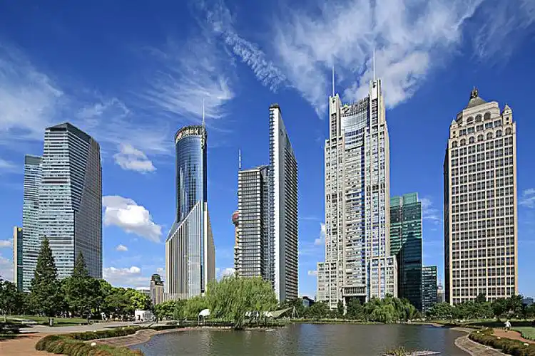上海浦东陆家嘴建筑群_高清图片_全景视觉