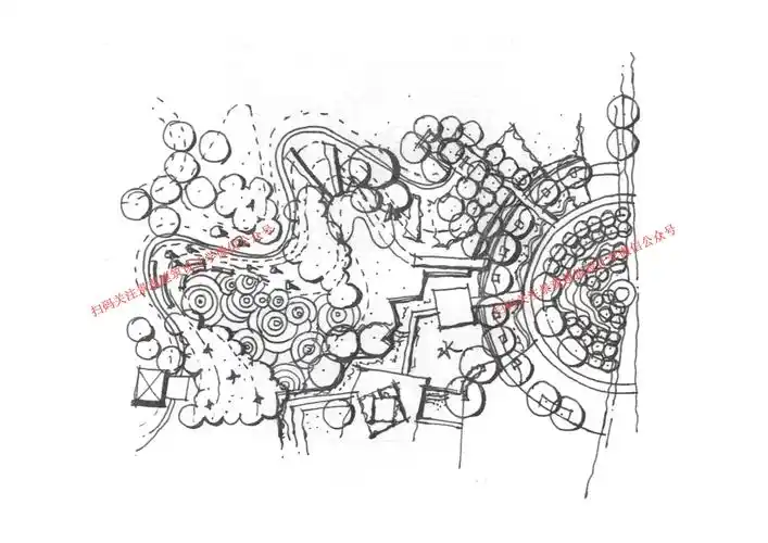 景观手绘平面节点设计抄绘大全高清图200张