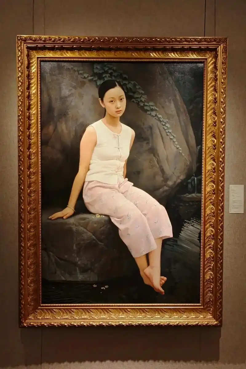 【艺术名家】王沂东油画作品《沂河边上》 - 抖音