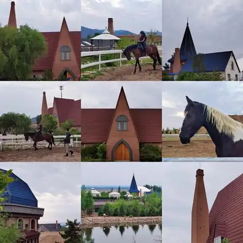 呼市探店欧式建筑马鞍小镇