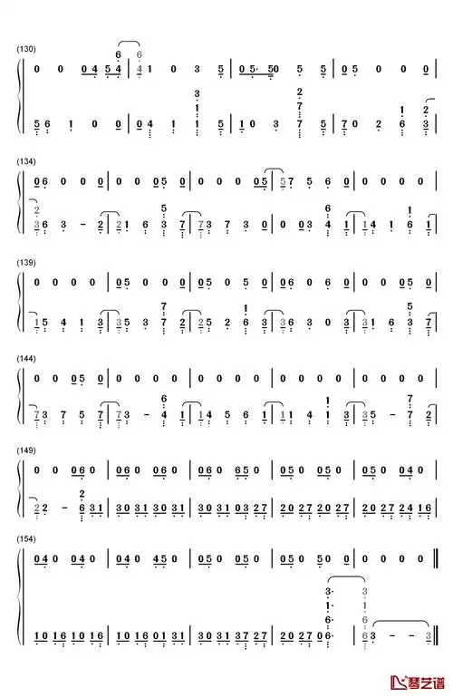 no peace钢琴简谱-数字双手-sam smith yebba