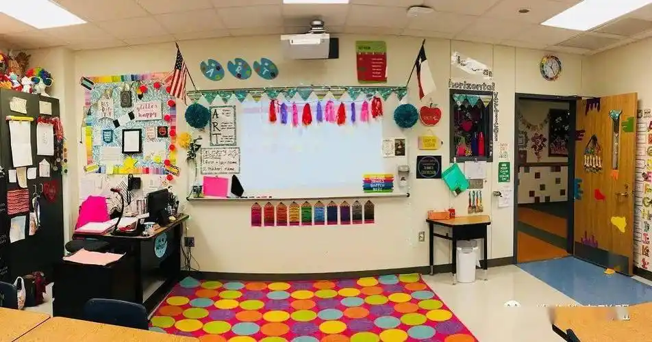 分享 | 国外学校美术教室是如何布置和展示的?