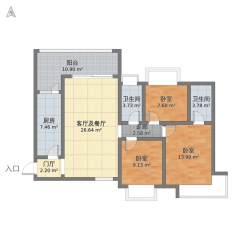 恒大绿洲户型图