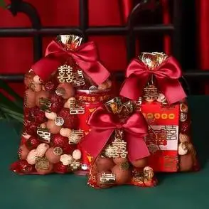 婚礼结婚庆用品大全纱袋喜糖袋创意中国风糖果糖袋喜糖盒子