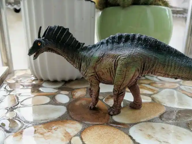 阿马加龙是一种很奇怪的蜥脚类恐龙,它背上有两