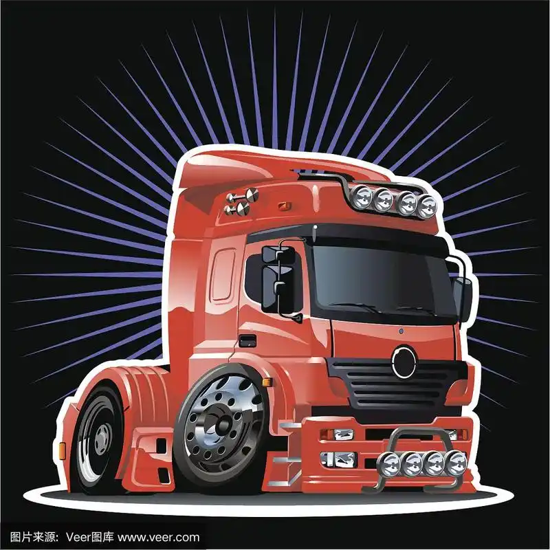 卡通半卡车