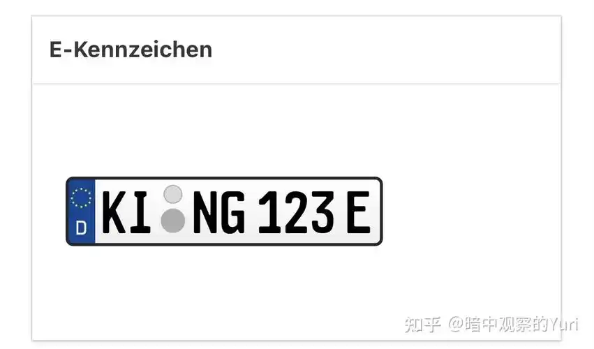 德国车牌信息咋看