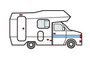 房车内部简单的简笔画