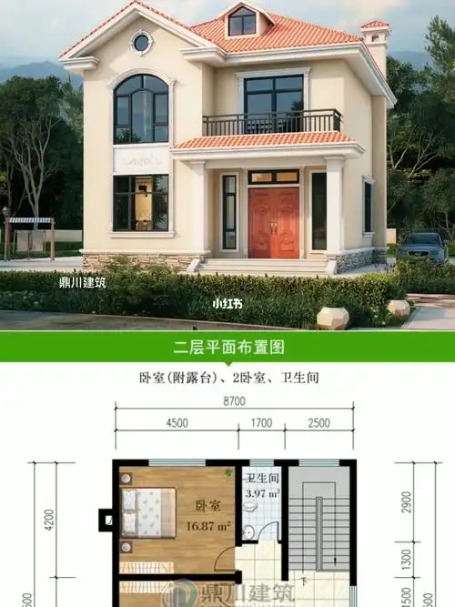 占地93平二层别墅20万造价喜欢就点赞吧