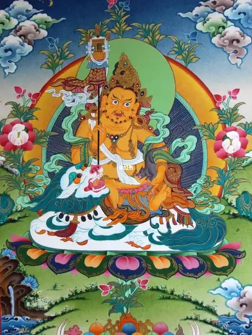 唐卡佛像人物介绍之财宝天王