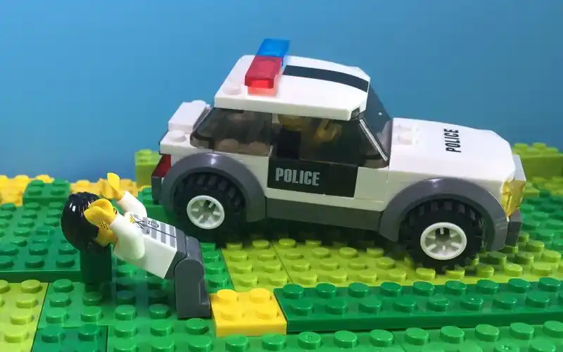 lego乐高玩具警车2policecar2追捕逃犯