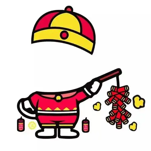 抠图素材可爱的小人儿秒变新年娃娃